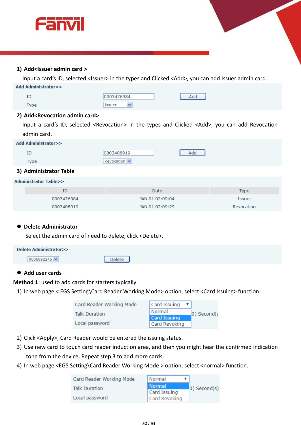 Page 52 of Fanvil Technology I31S SIP DoorPhone User Manual 15 i31S UserMan i31S
