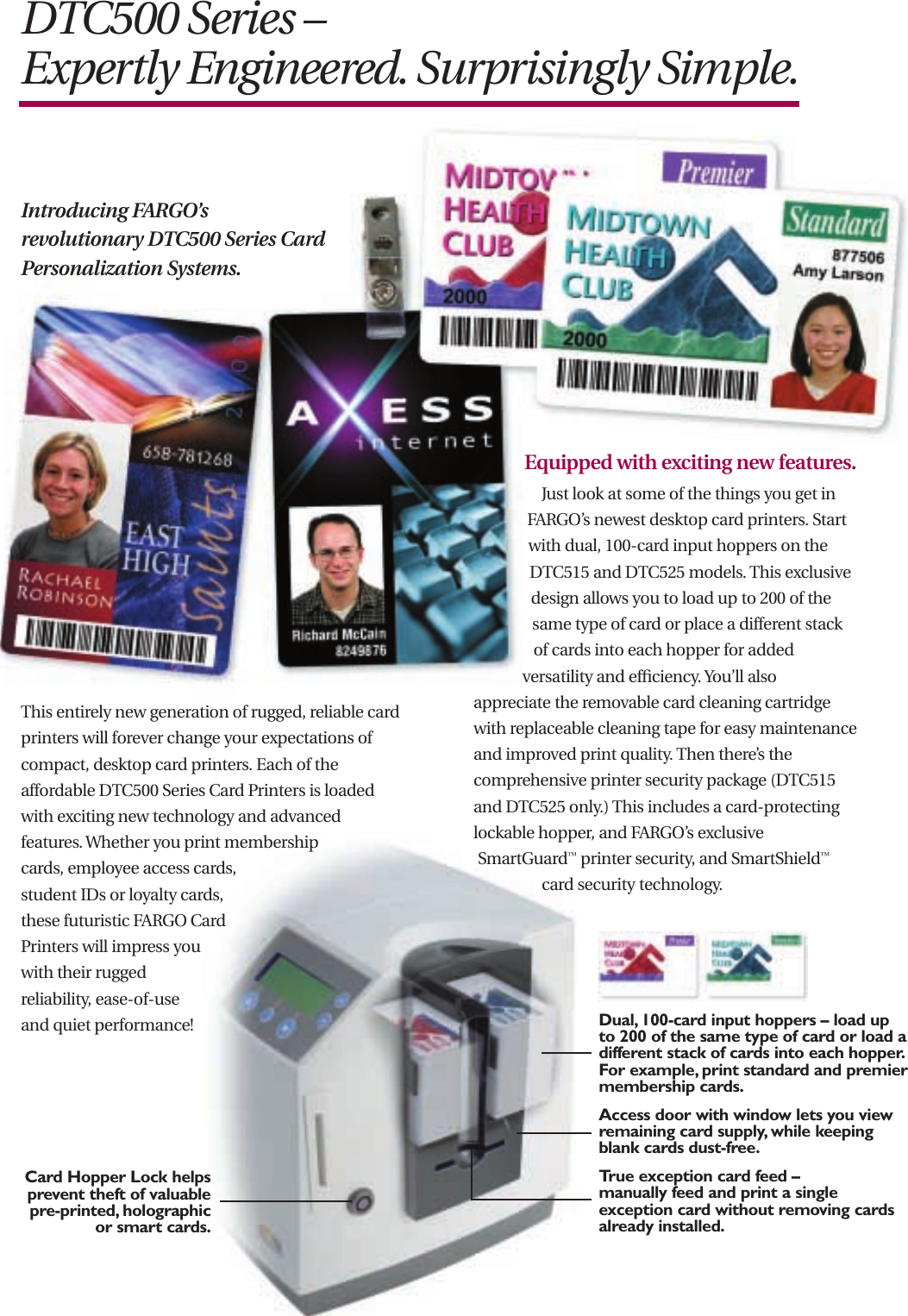 Fargo Electronic Dtc500 Series Users Manual FAR296 (Page 2)