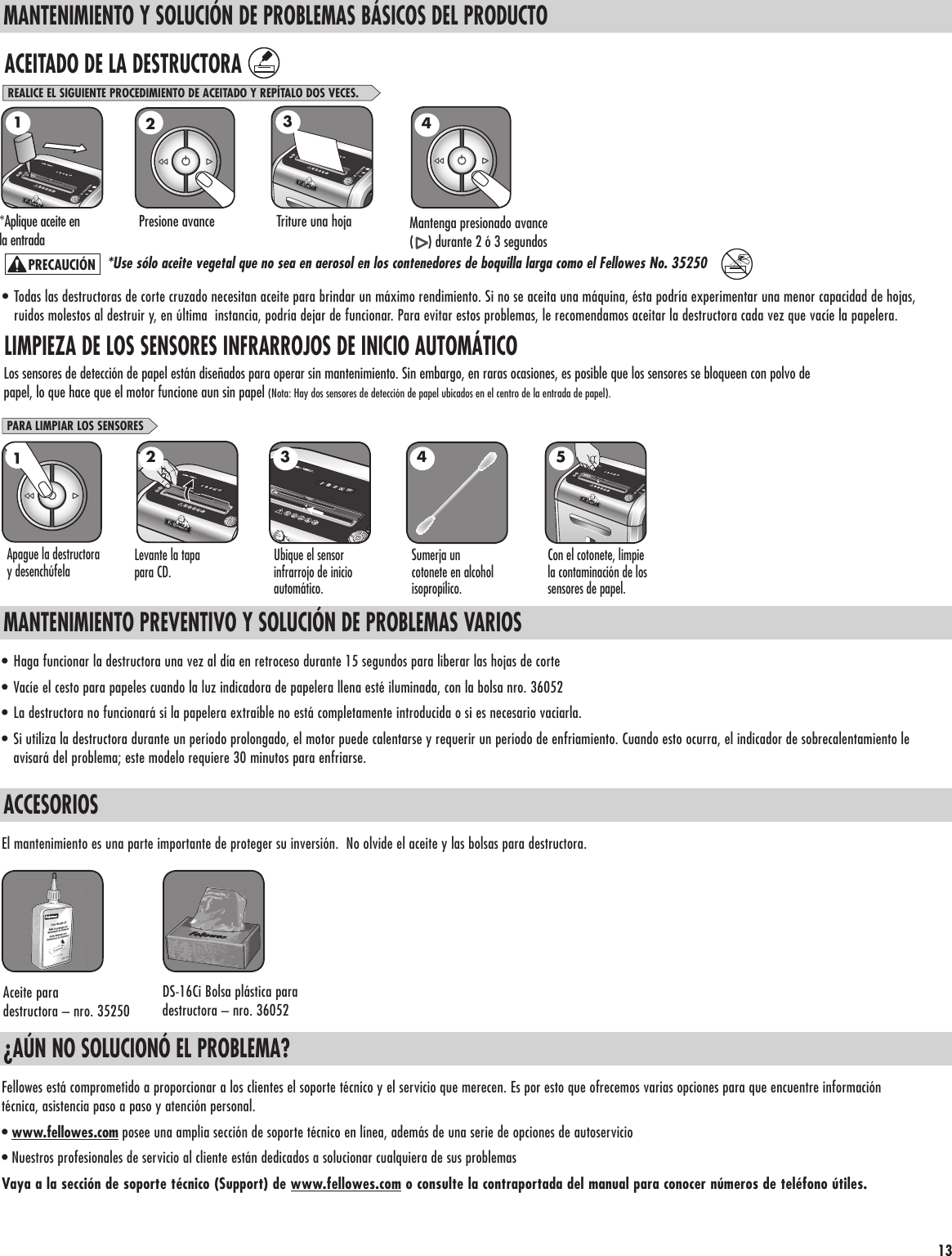 Page 4 of 5 - Fellowes Fellowes-Ds-16Ci-Users-Manual- DS-16Ci_403484_ENG_WEB_090208  Fellowes-ds-16ci-users-manual