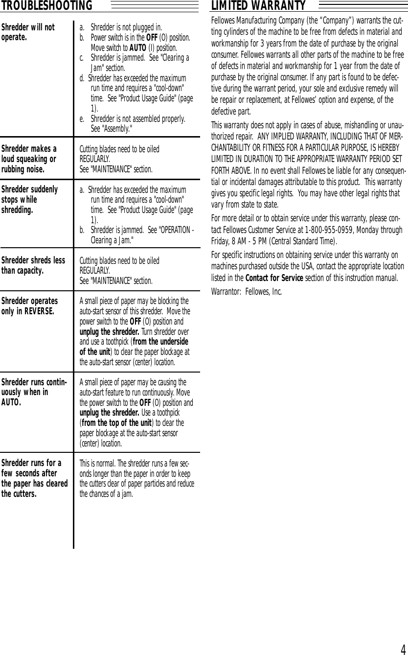 Fellowes P600C 2 Users Manual S70C2, P600C2 Pdf