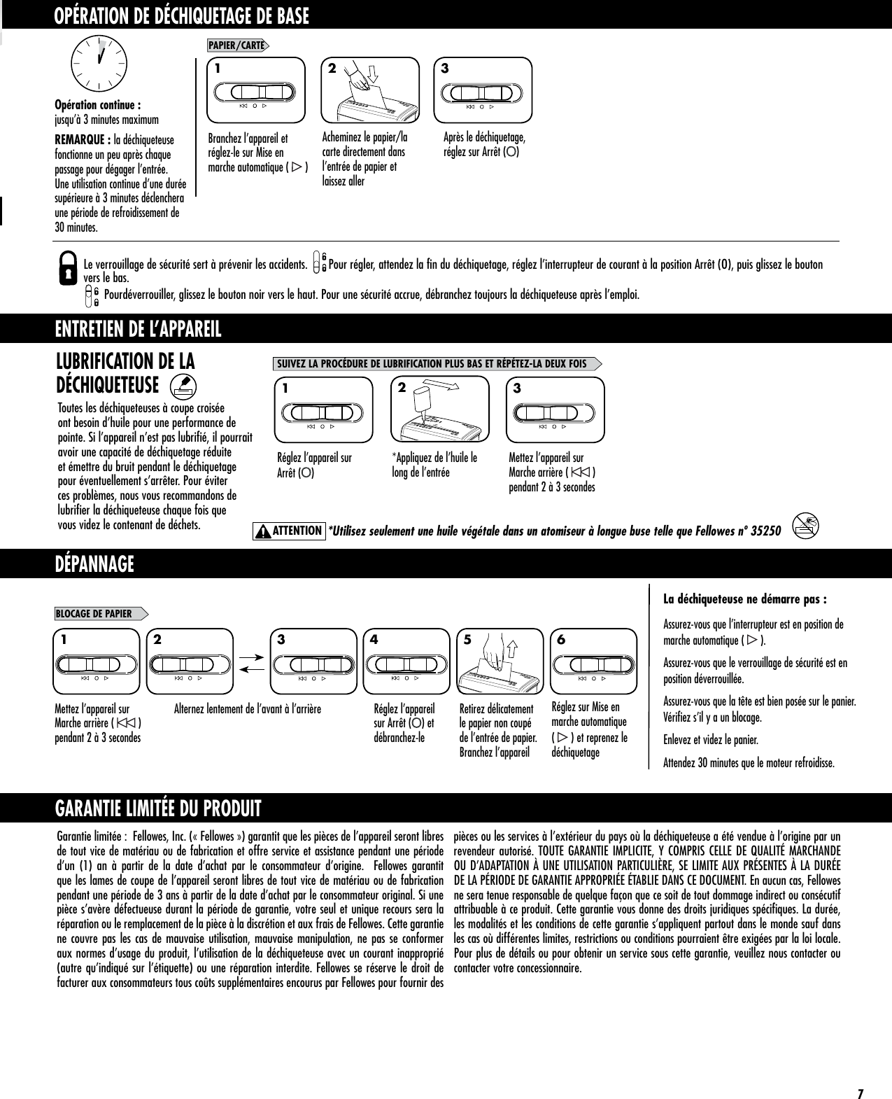 Page 7 of 8 - Fellowes Fellowes-Powershred-H-5C-Users-Manual-  Fellowes-powershred-h-5c-users-manual