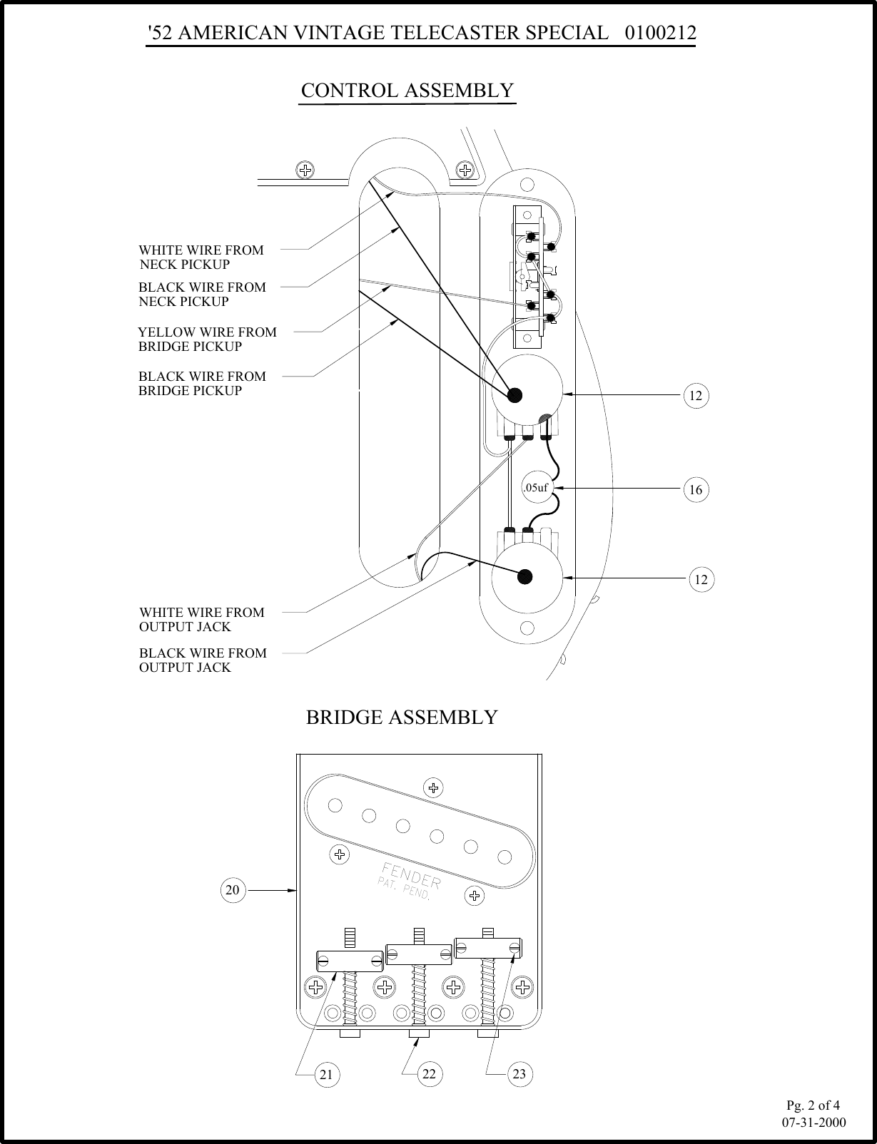 Page 2 of 4 - Fender C  010-0212A SISD