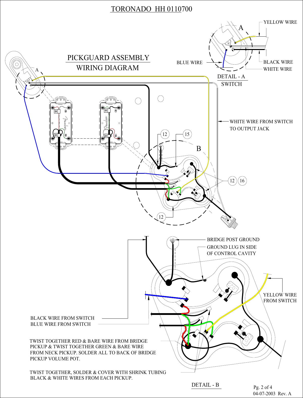 Page 2 of 4 - Fender E  011-0700A SISD