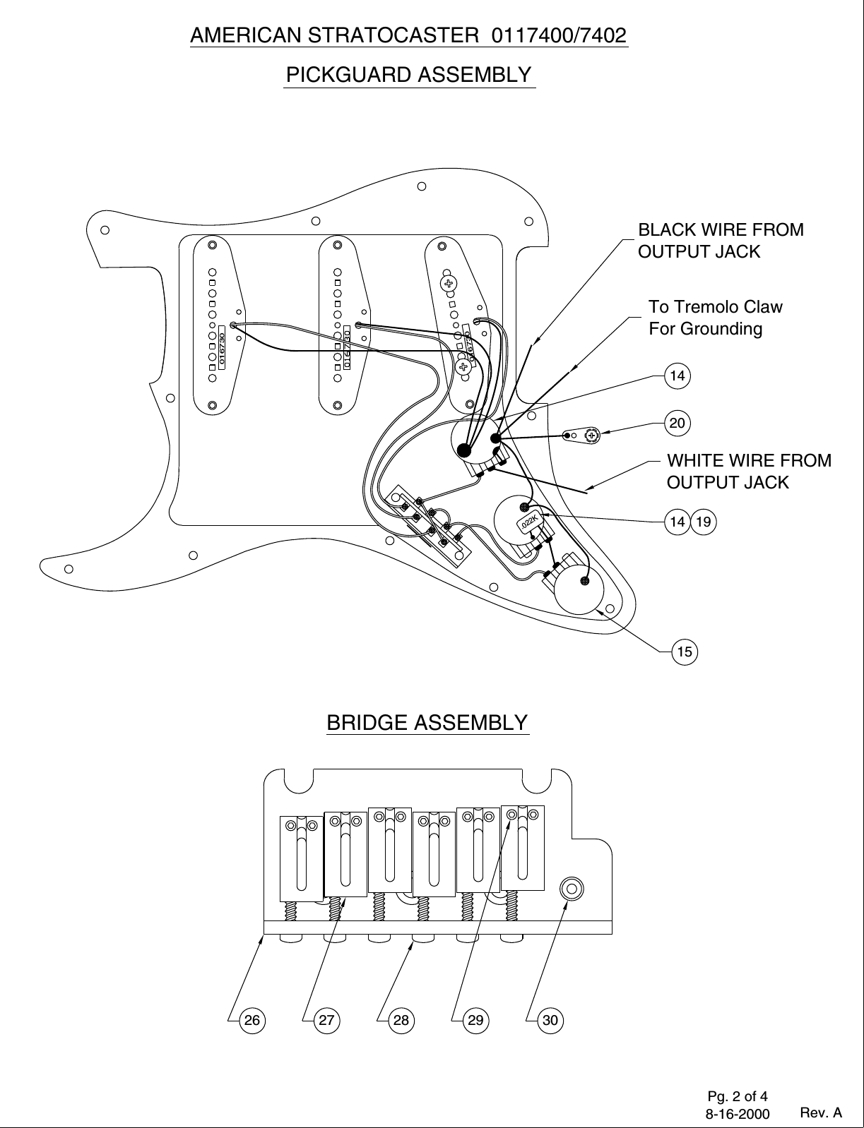 Page 2 of 4 - Fender  011-7400 02A SISD