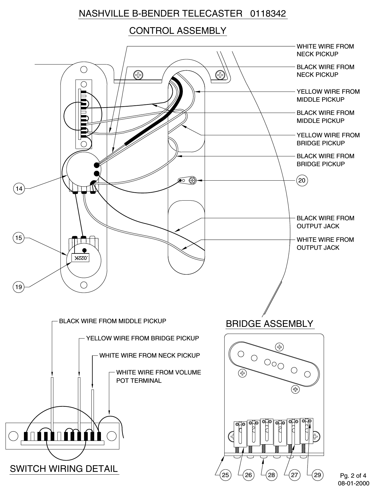 Page 2 of 4 - Fender  011-8342C SISD