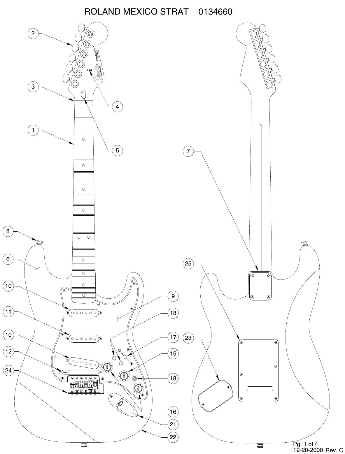Page 1 of 4 - Fender  013-4660C SISD
