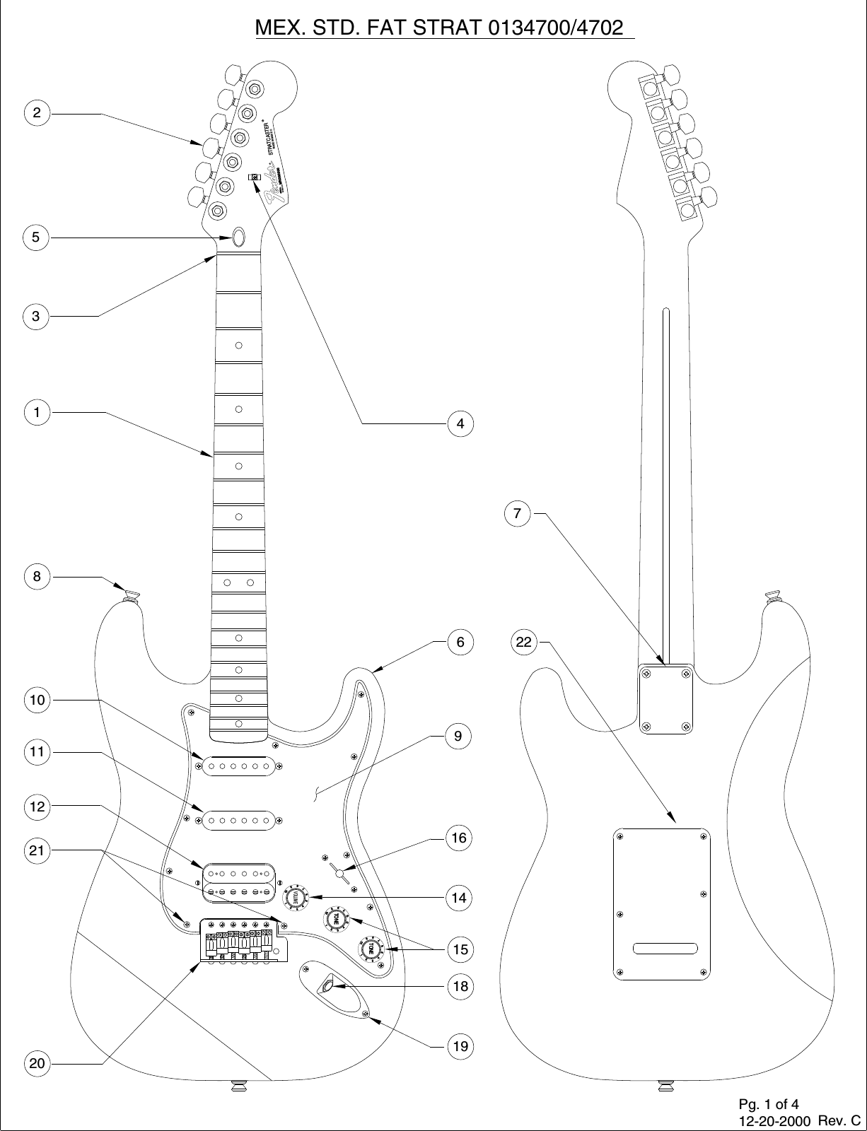 Page 1 of 4 - Fender  013-4700 02C SISD