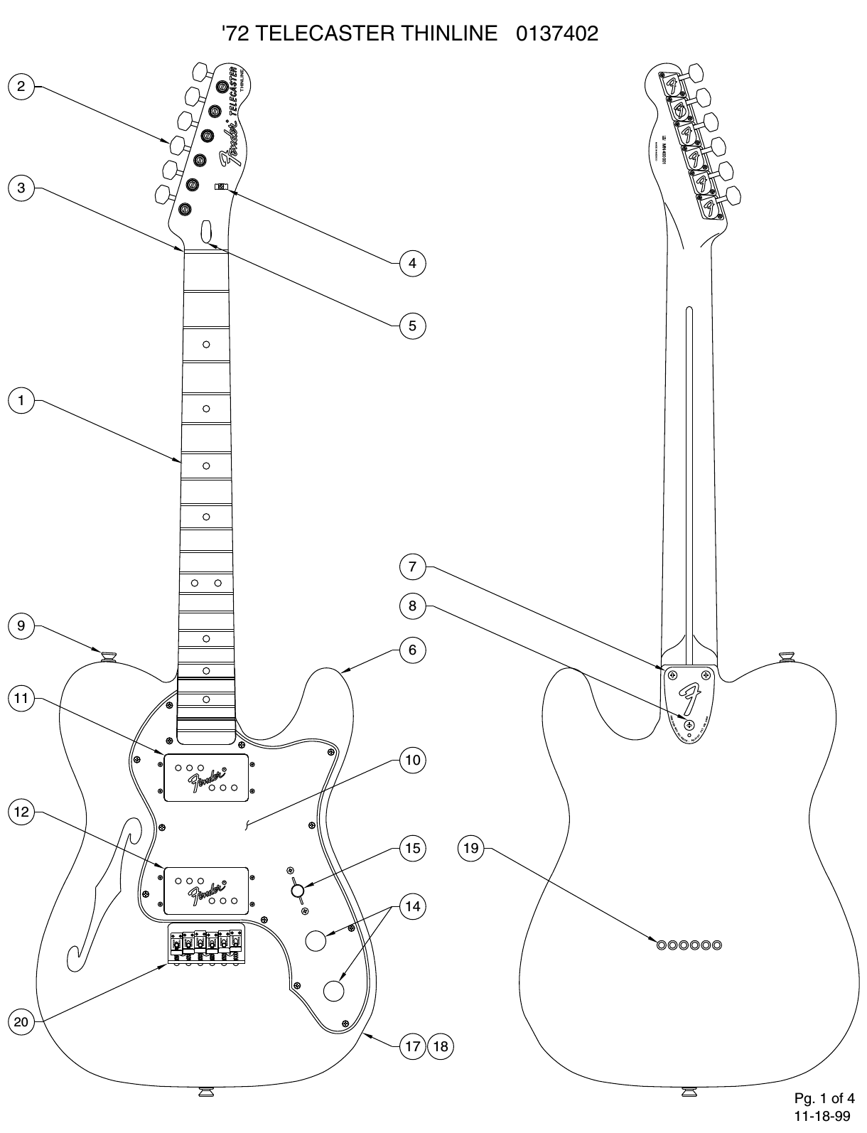 Page 1 of 4 - Fender  013-7402B SISD