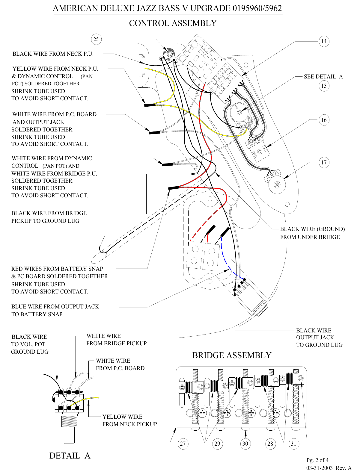 Page 2 of 4 - Fender E  019-5960 62A SISD