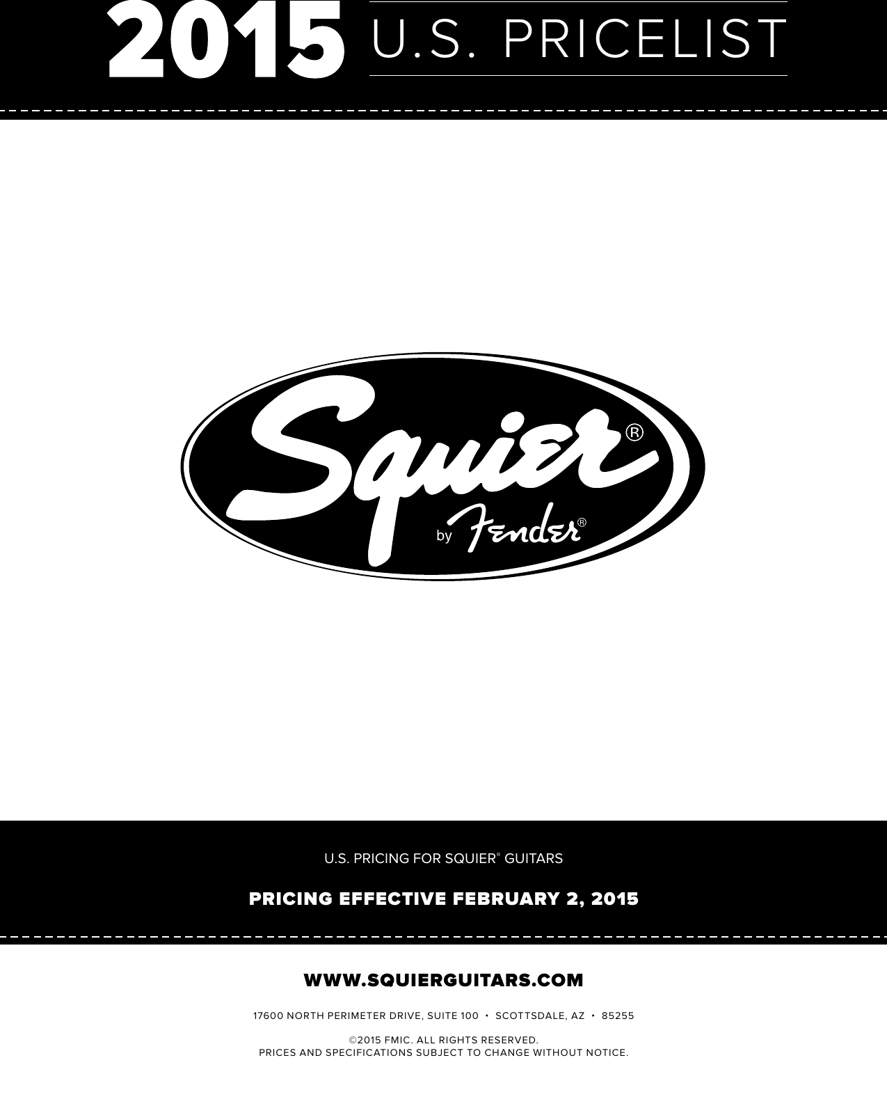 Page 1 of 8 - Fender  2015-Squier-BW-Consumer-Pricelist