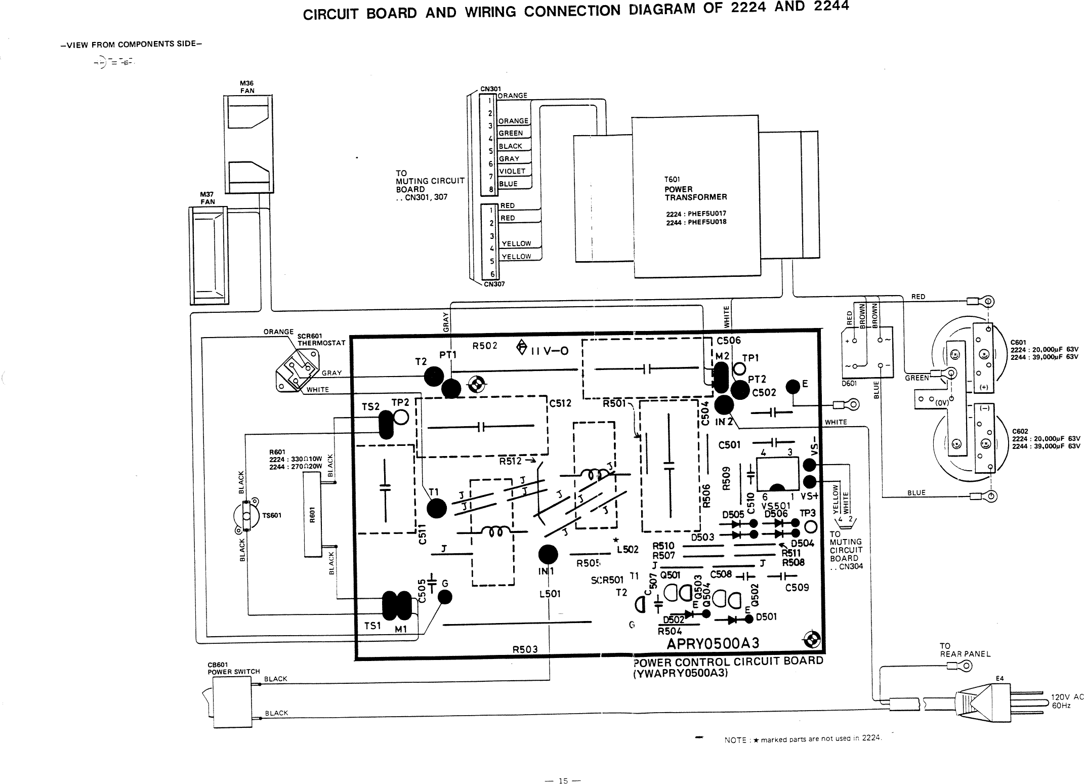 Page 1 of 5 - Fender  2244 And 2444 Schematics