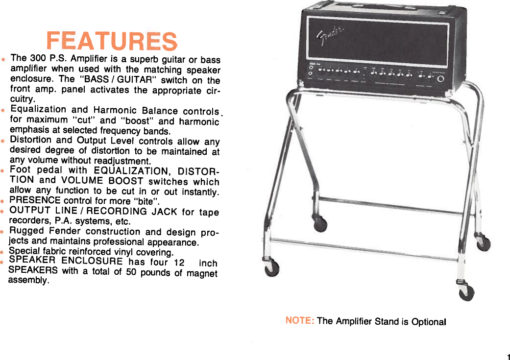 Page 3 of 12 - Fender  300 PS (1976) Rev A 1976