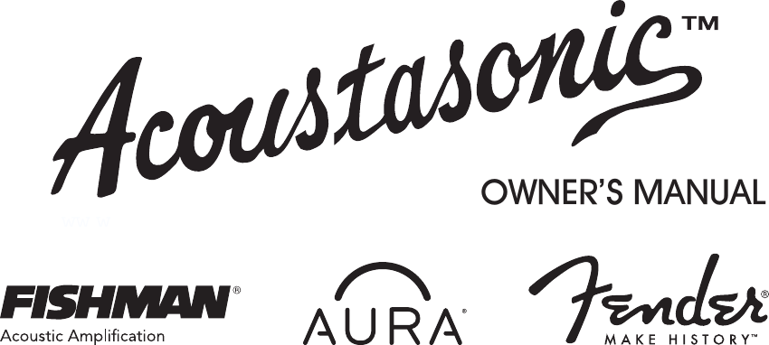 Page 1 of 8 - Fender  Acoustasonic Manual