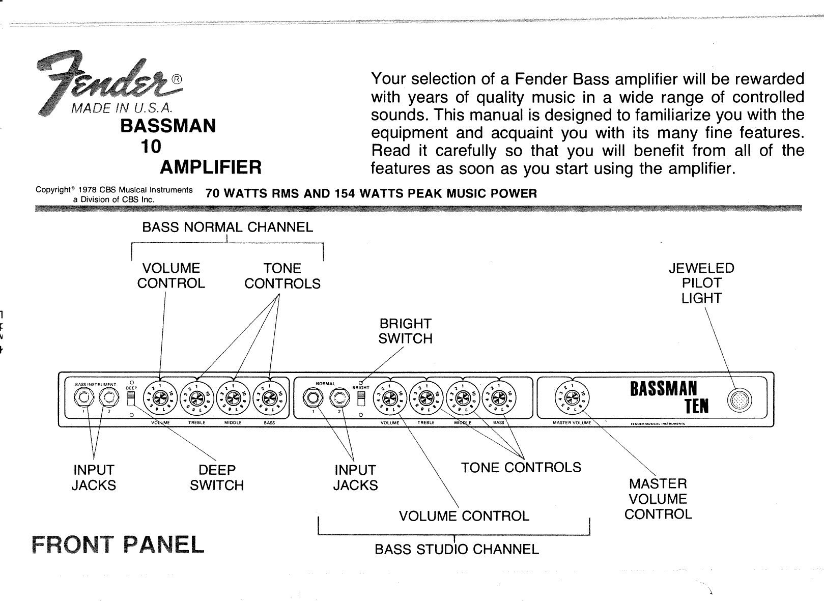 Page 2 of 8 - Fender  Bassman 10 1978