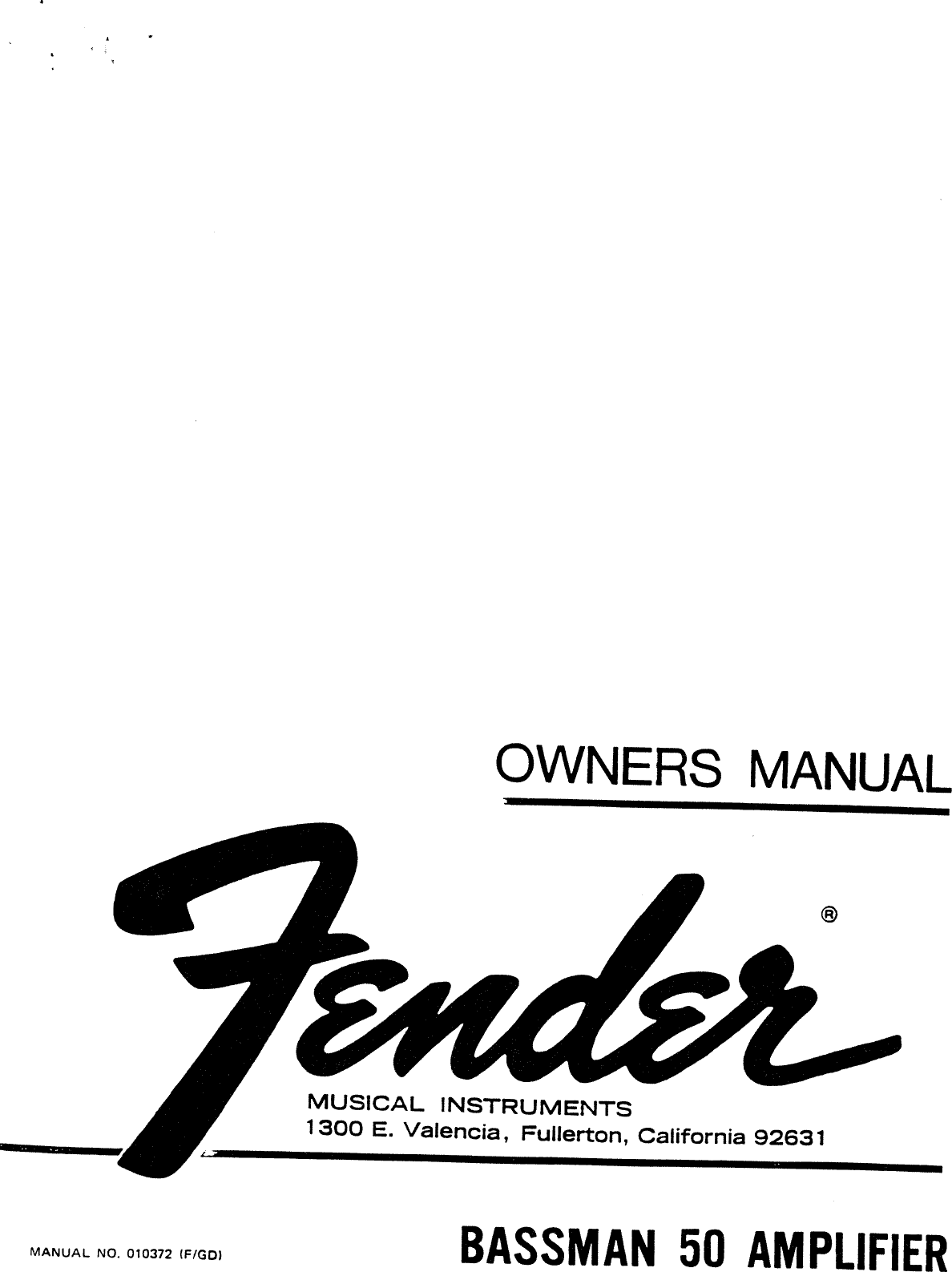 Fender Bassman 50 1972