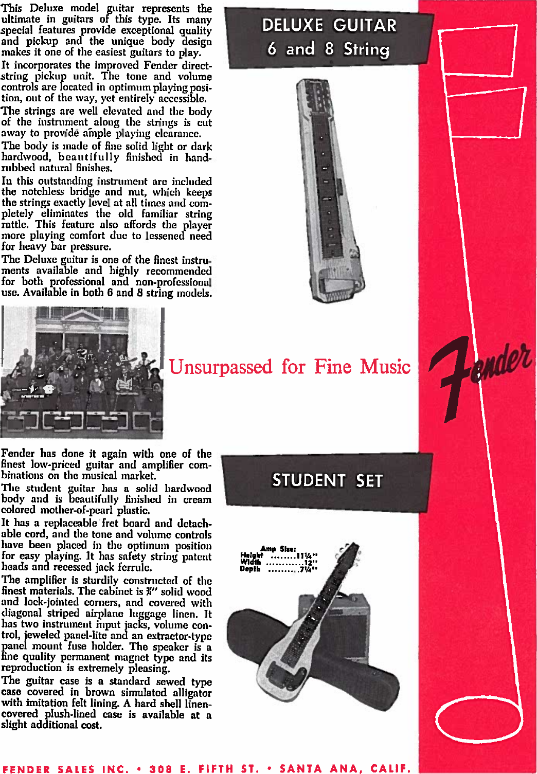 Page 7 of 8 - Fender  1955 Catalog
