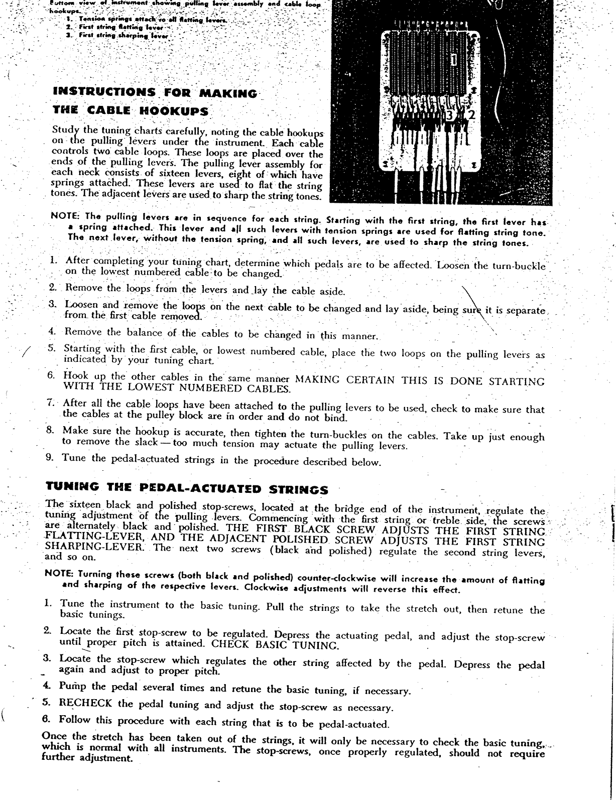 Page 4 of 10 - Fender  Fender_400_Pedal_Steel_Guitar_(1967)_manual 400 Pedal Steel Guitar 1967 Manual