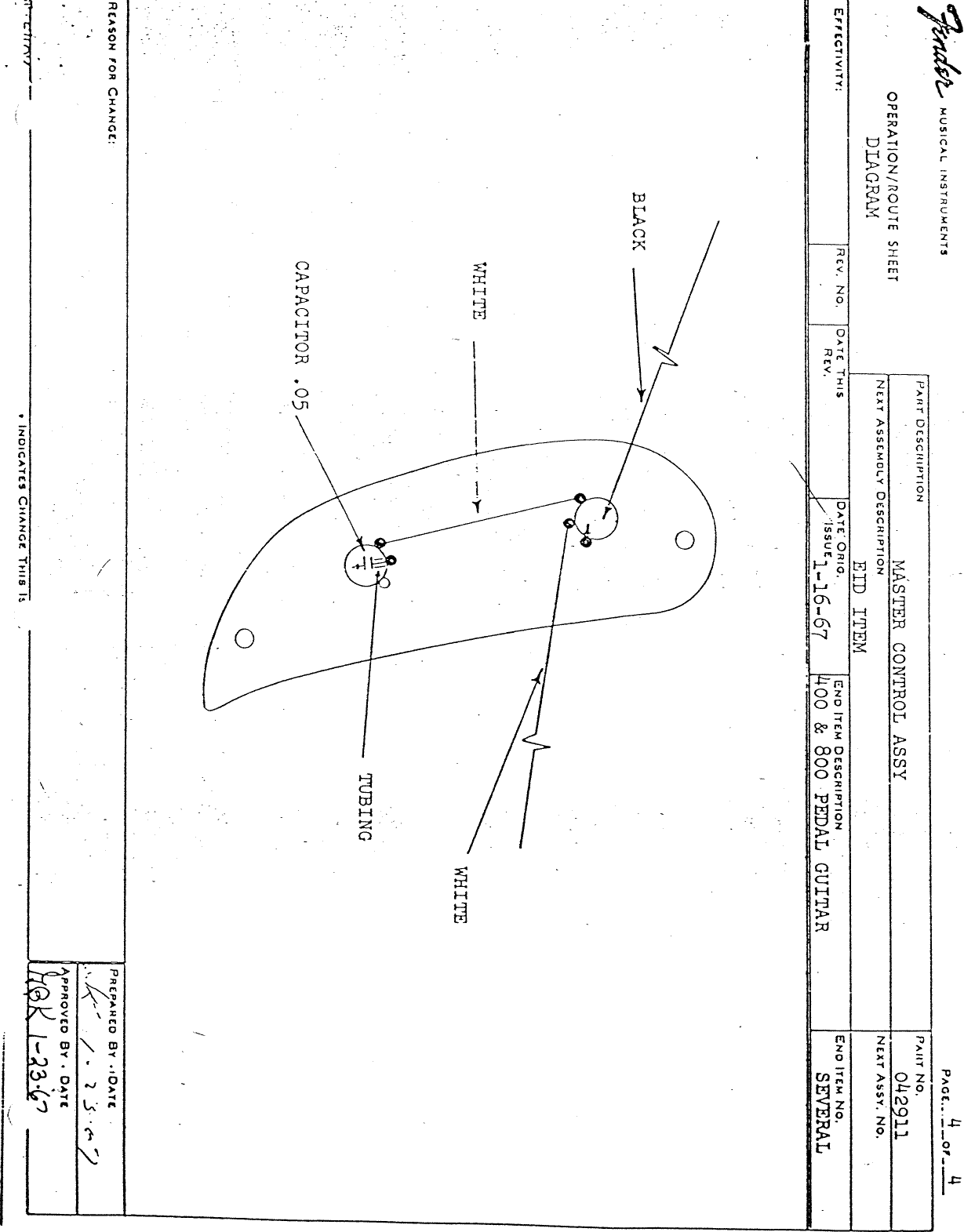 Page 8 of 10 - Fender  Fender_400_Pedal_Steel_Guitar_(1967)_manual 400 Pedal Steel Guitar 1967 Manual