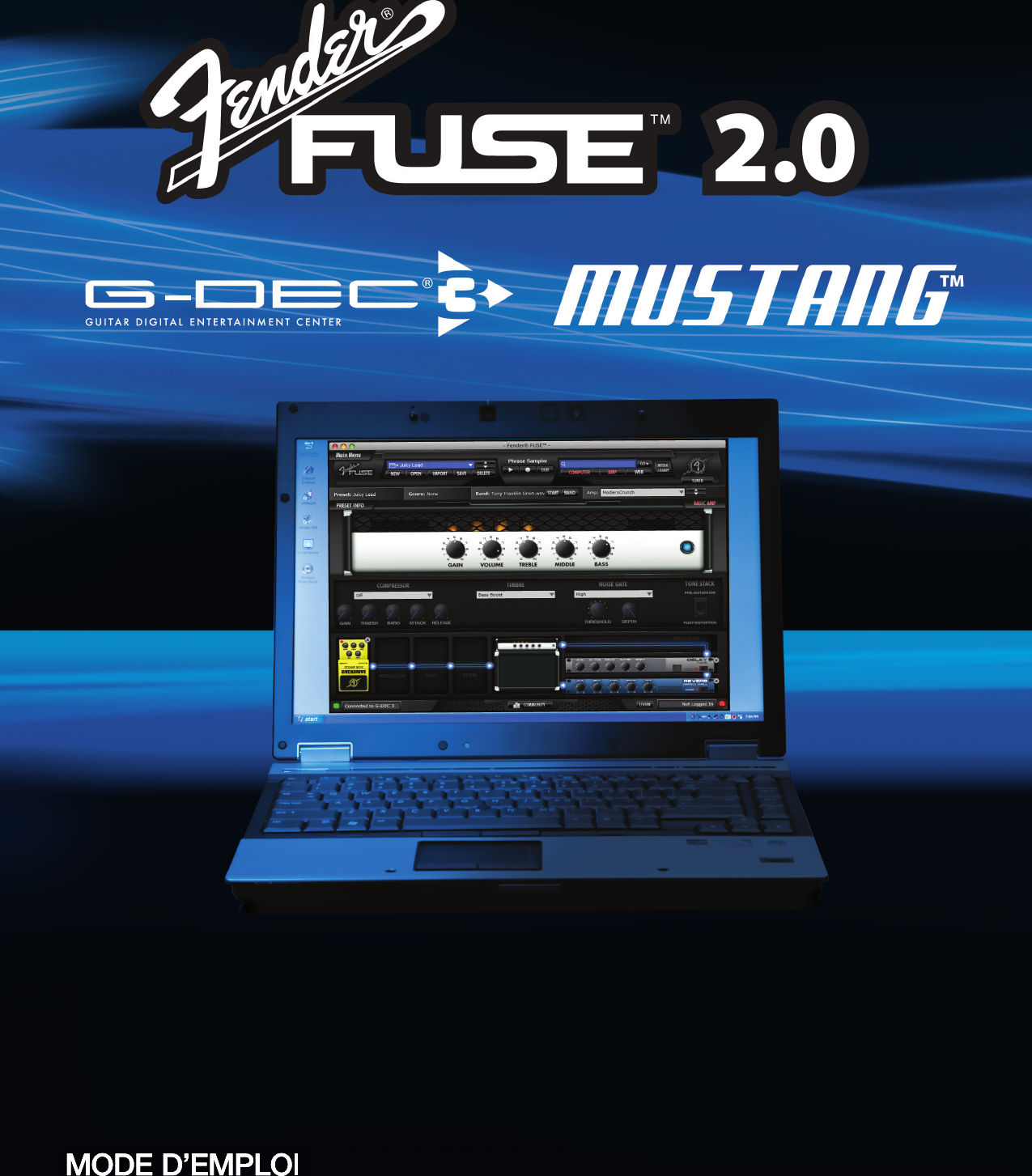 Page 1 of 12 - Fender  FUSE 2.x GDEC3 Mustang Rev-D French