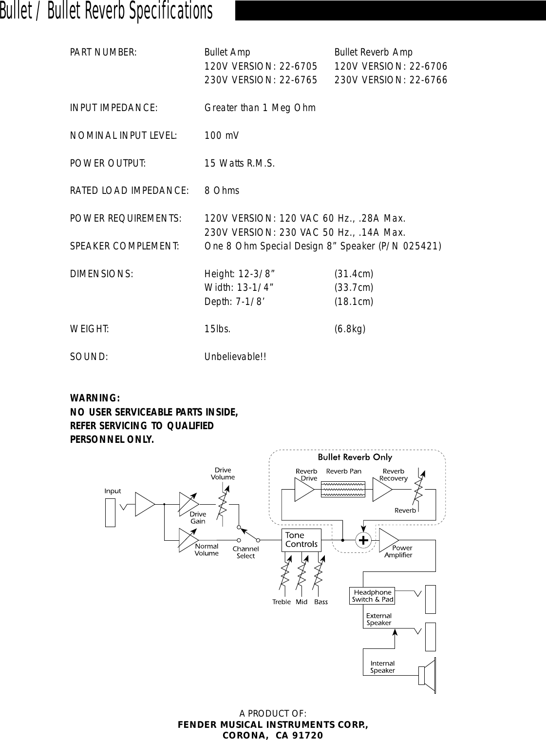 Page 4 of 4 - Fender Fender-Pr-241-Users-Manual-  Fender-pr-241-users-manual