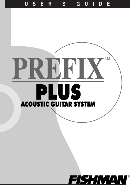 Fender C Fishman Prefix Plus Manual