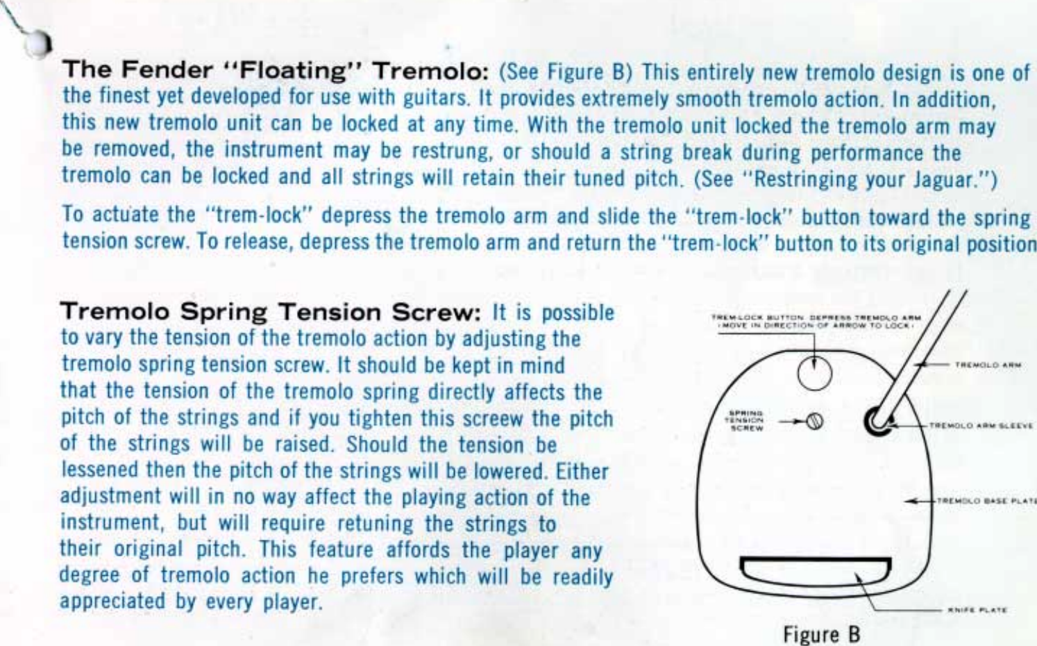 Page 5 of 10 - Fender Jaguar Owner's Manual Jaguar_(1965)_manual 1965