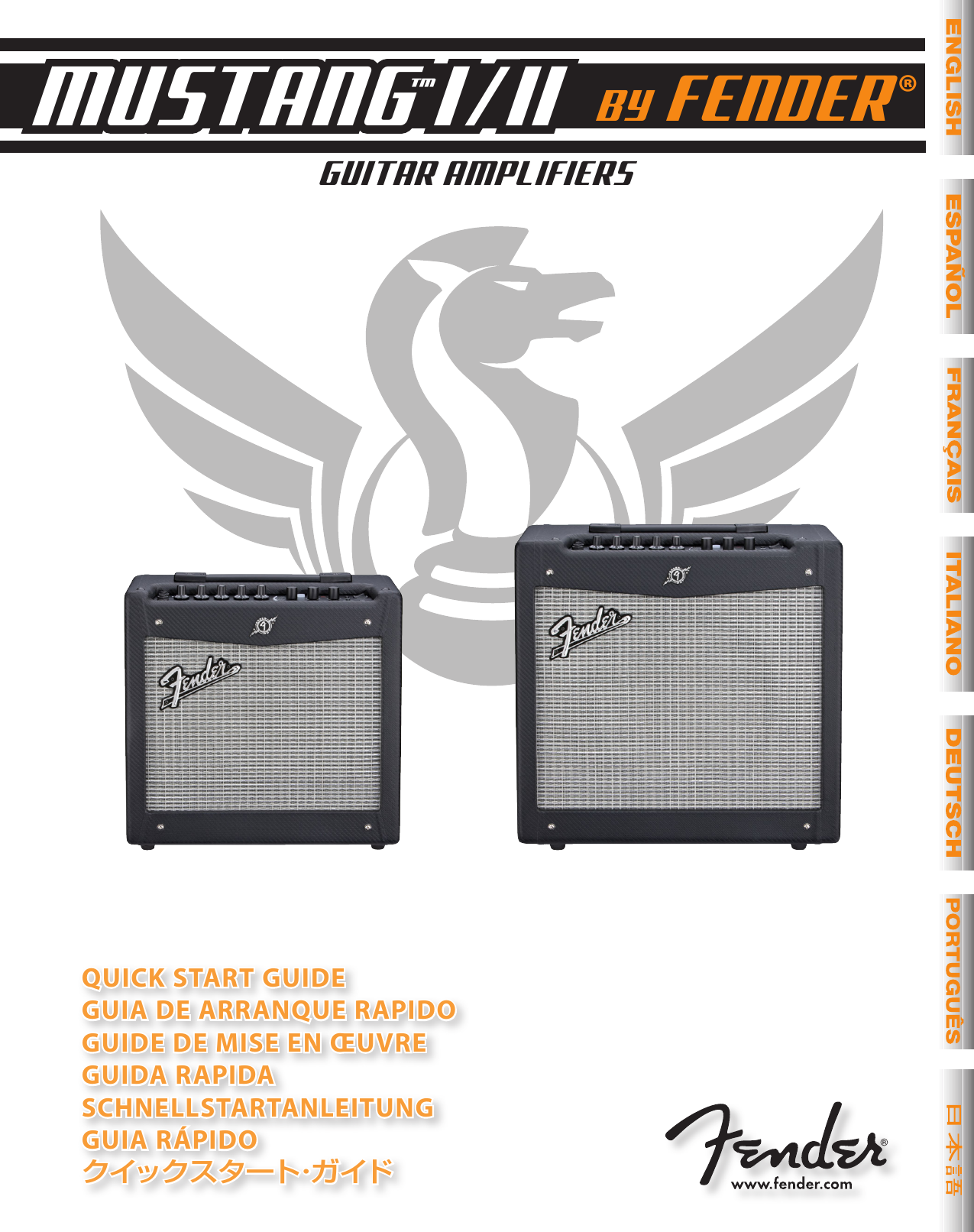 Fender Mustang I II Quick Start Guide Rev D MULTI