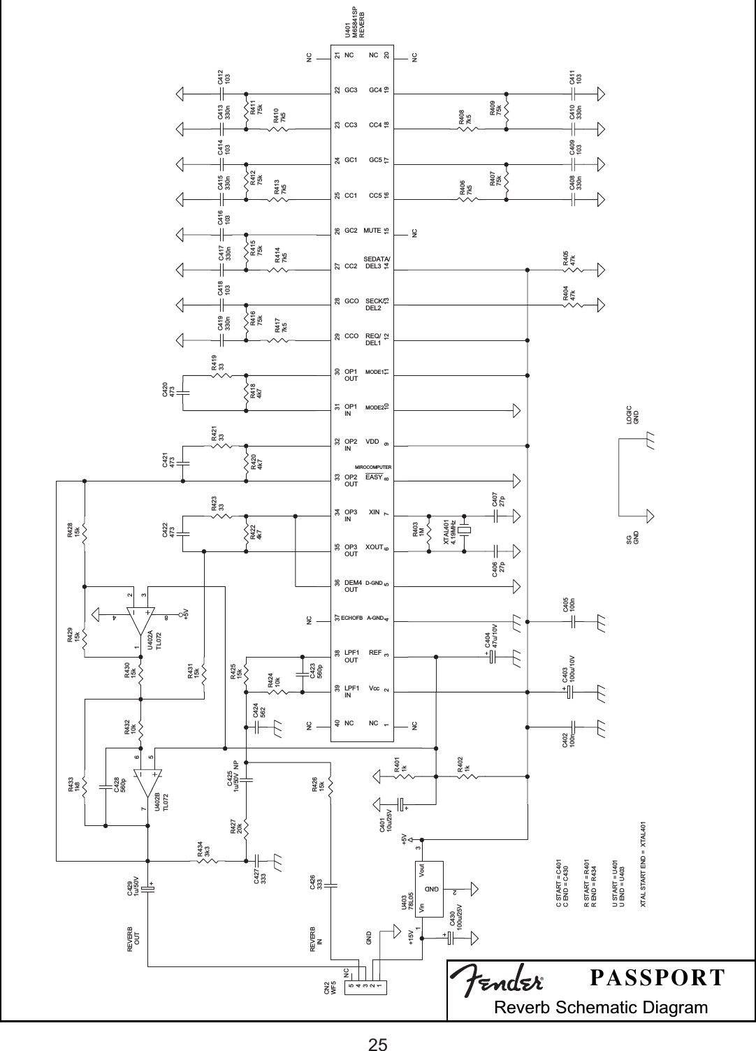 Page 5 of 10 - Fender P-150S'M  Passport P-150 Service Schematics