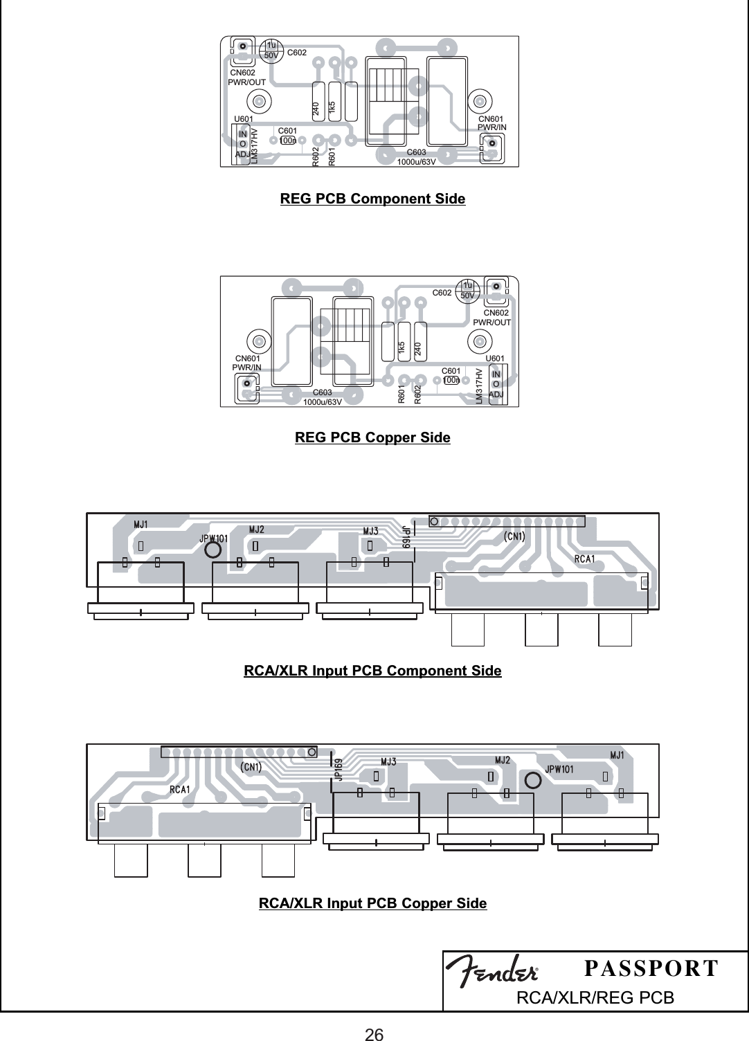 Page 6 of 10 - Fender P-150S'M  Passport P-150 Service Schematics