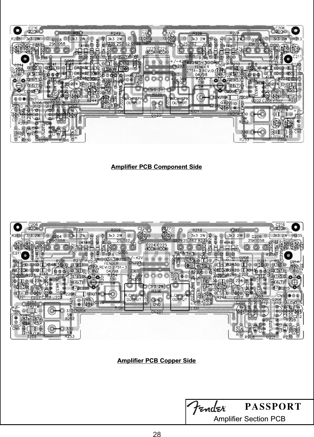 Page 8 of 10 - Fender P-150S'M  Passport P-150 Service Schematics