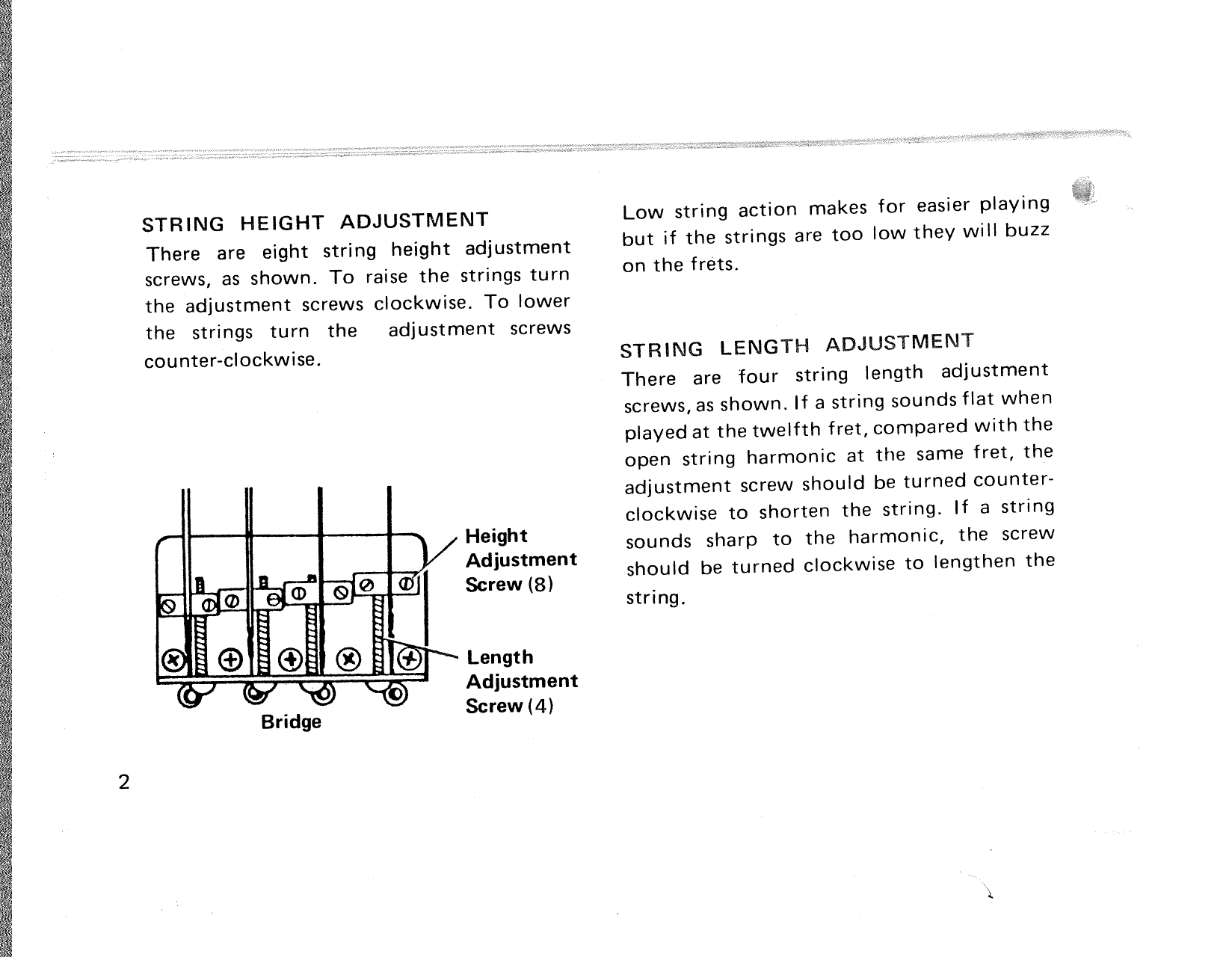 Page 4 of 12 - Fender  Precision Bass 1975 Manual