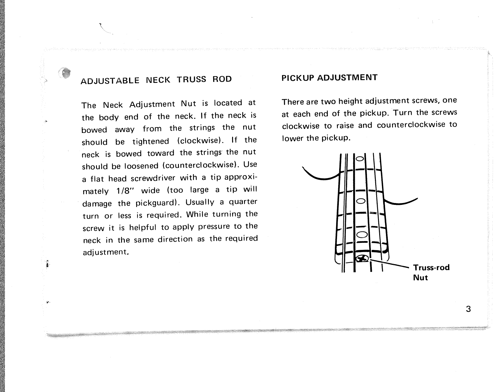 Page 5 of 12 - Fender  Precision Bass 1975 Manual