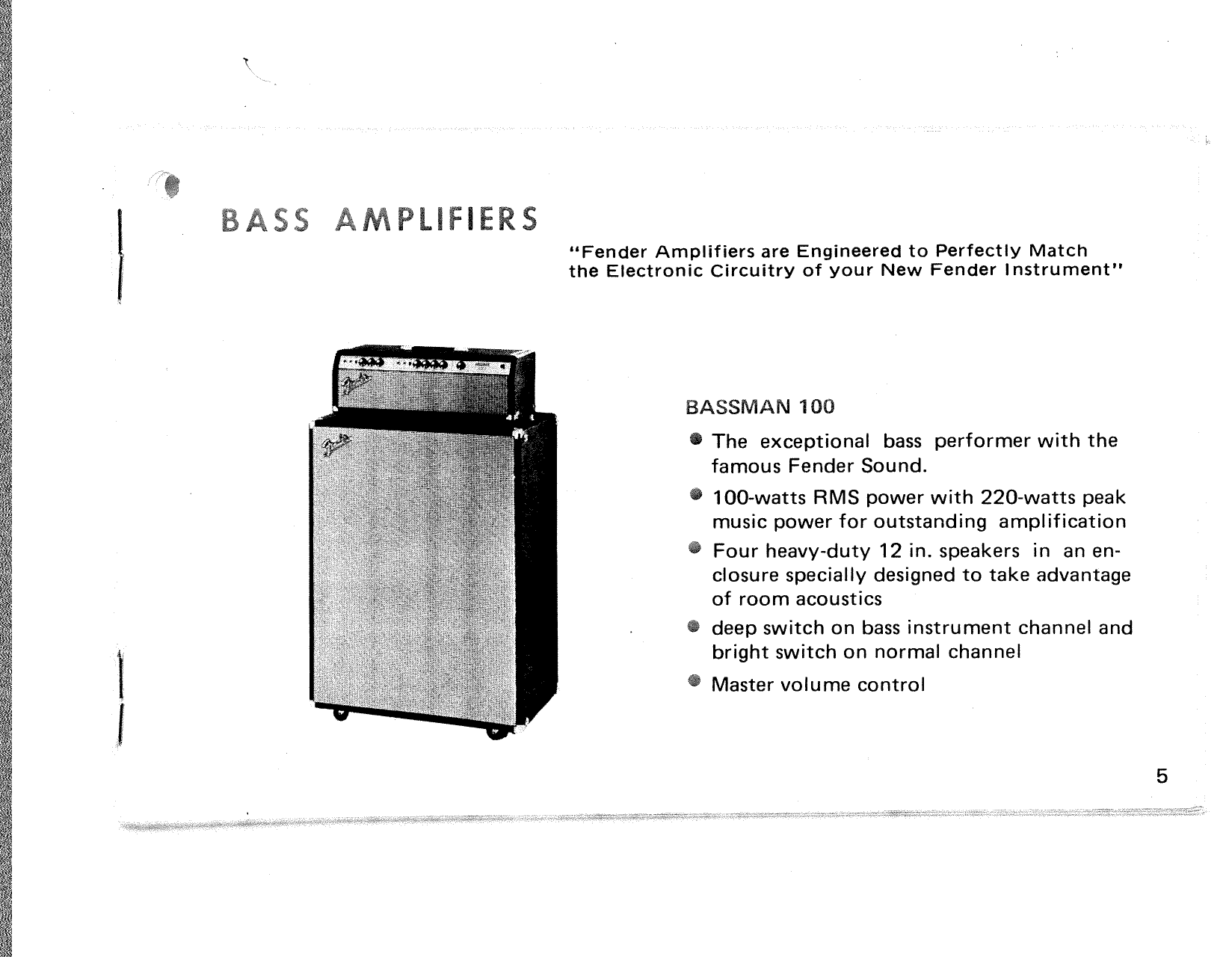 Page 7 of 12 - Fender  Precision Bass 1975 Manual