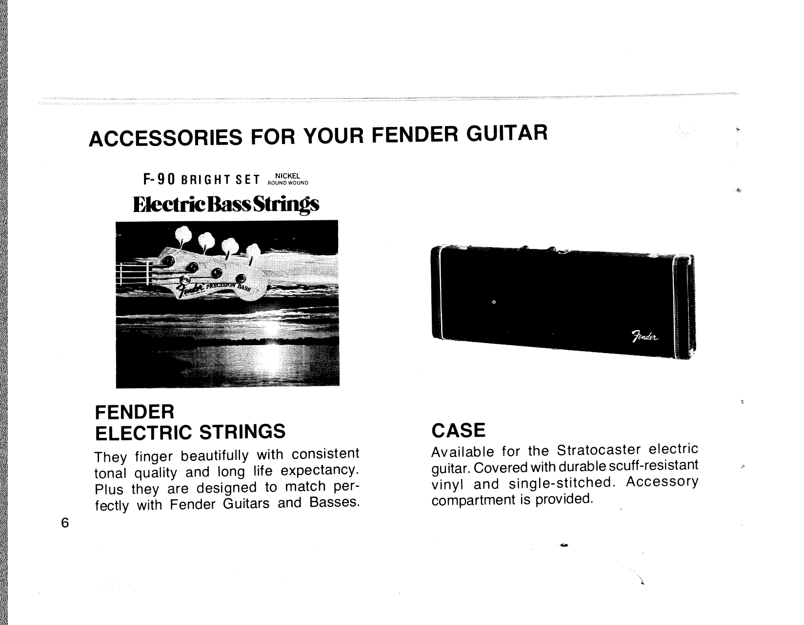 Page 6 of 8 - Fender  Precision Bass 1978 Manual