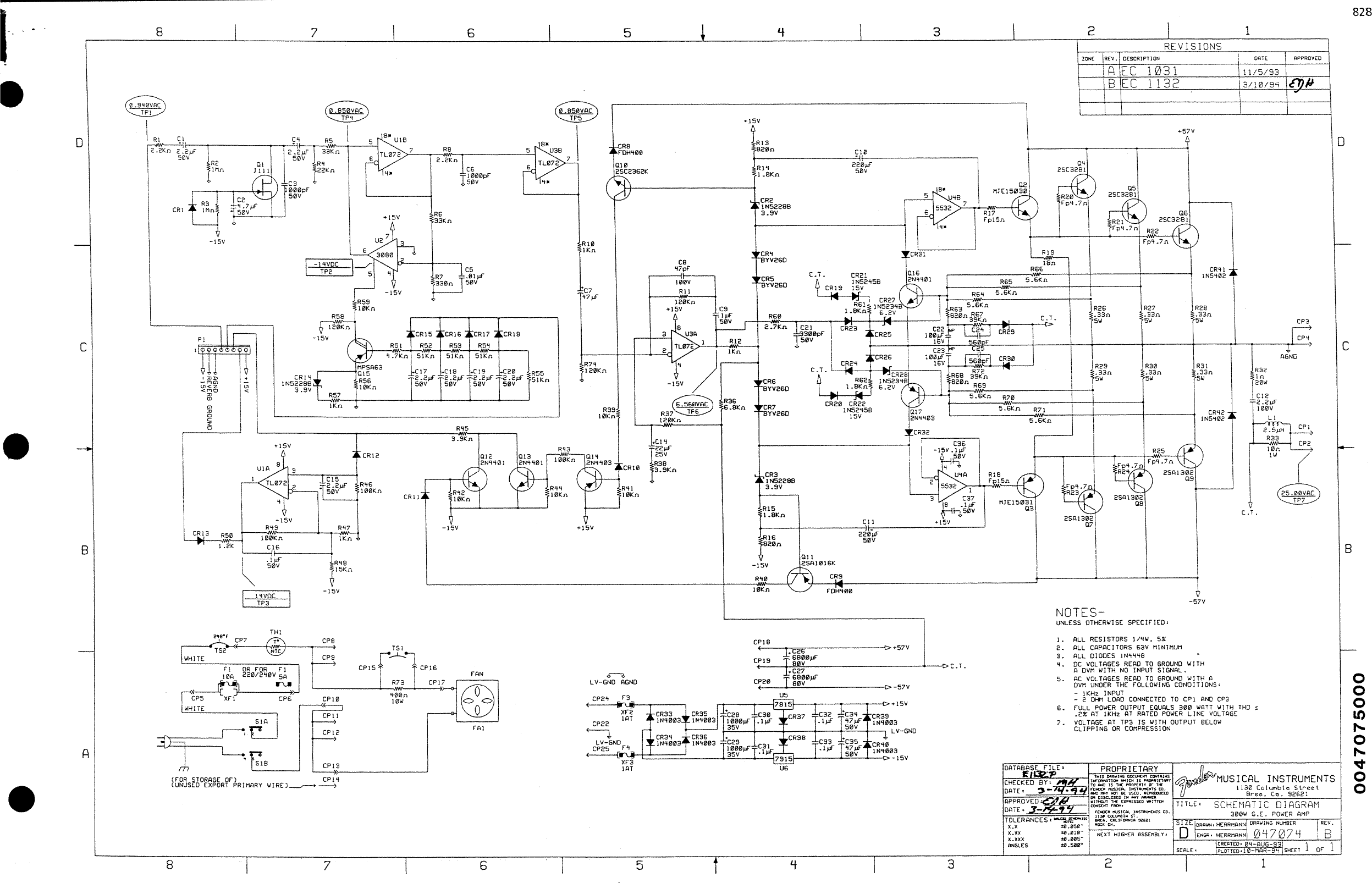 Page 3 of 8 - Fender  SR 6300P