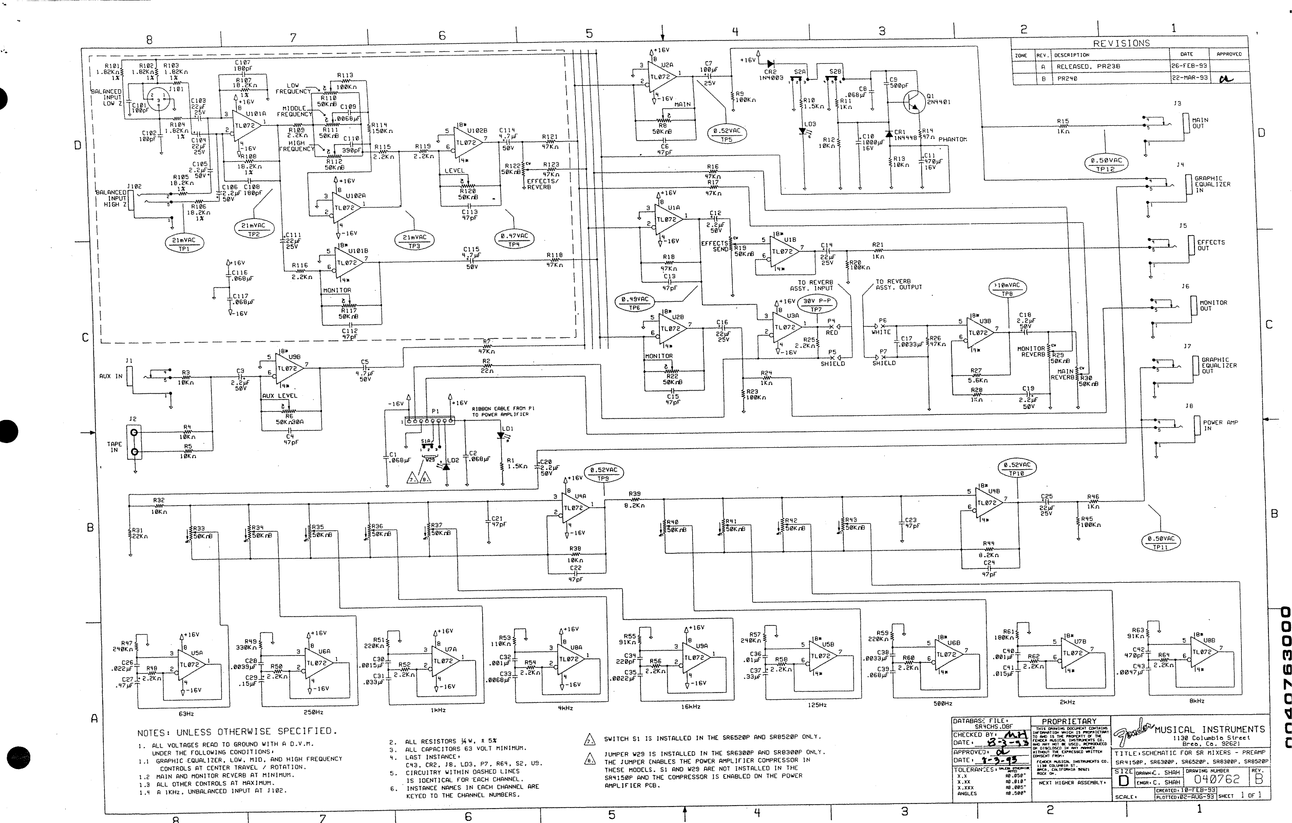 Page 8 of 8 - Fender  SR 6300P