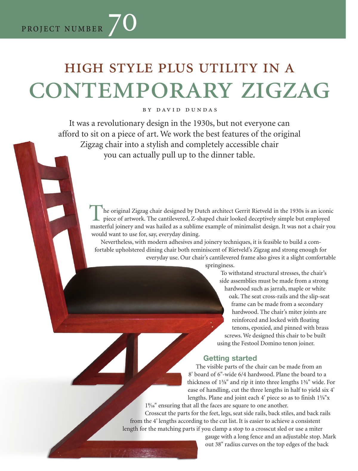 Page 1 of 6 - Festool Festool-Contemporary-Zigzag-Chair-Users-Manual-  Festool-contemporary-zigzag-chair-users-manual