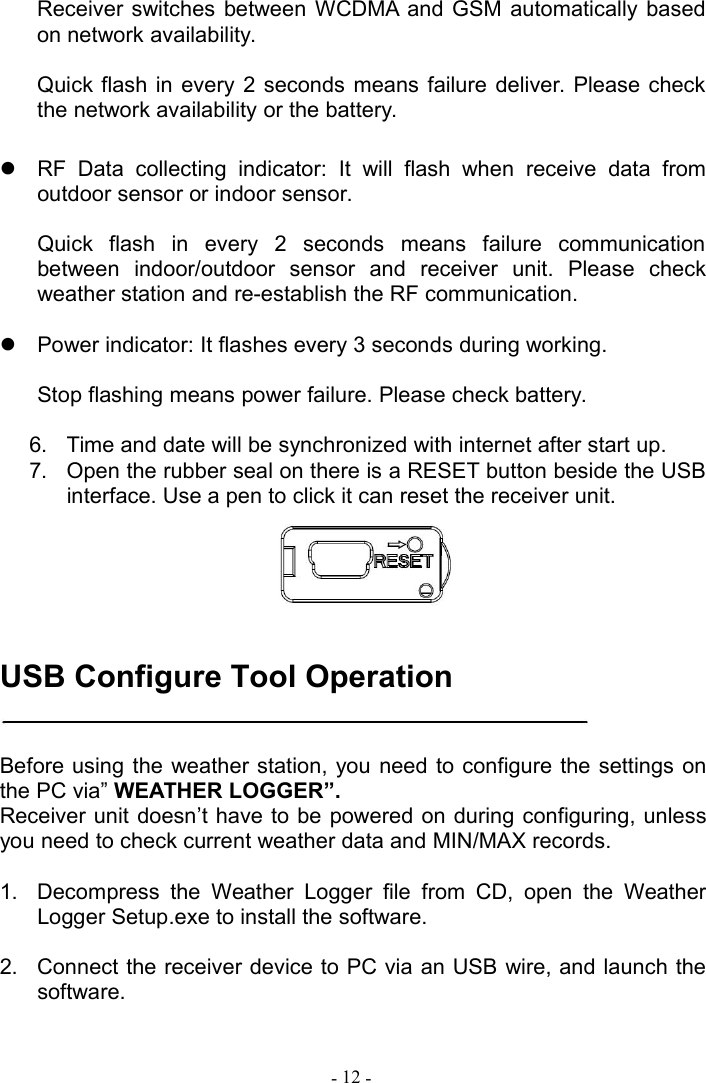 Page 13 of Fine Offset Electronics WH32J Weather Station(transmitter) User Manual 