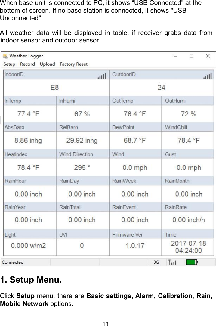 Page 14 of Fine Offset Electronics WH32J Weather Station(transmitter) User Manual 