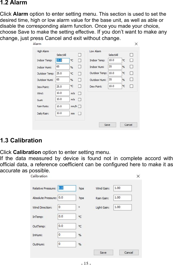 Page 16 of Fine Offset Electronics WH32J Weather Station(transmitter) User Manual 