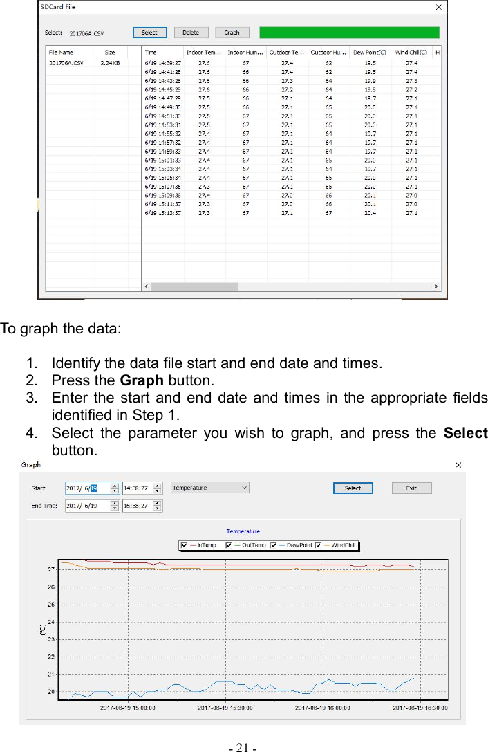 Page 22 of Fine Offset Electronics WH32J Weather Station(transmitter) User Manual 