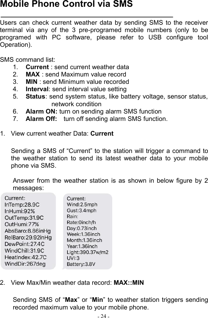 Page 25 of Fine Offset Electronics WH32J Weather Station(transmitter) User Manual 