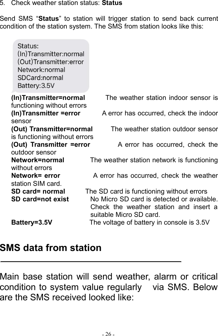 Page 27 of Fine Offset Electronics WH32J Weather Station(transmitter) User Manual 