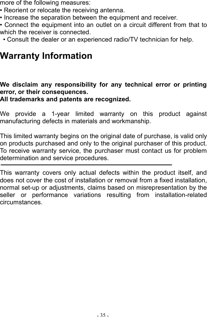 Page 36 of Fine Offset Electronics WH32J Weather Station(transmitter) User Manual 