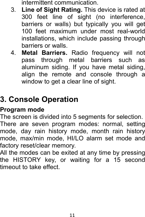 Page 11 of Fine Offset Electronics WH40B Rain Gauge(Transmitter) User Manual 