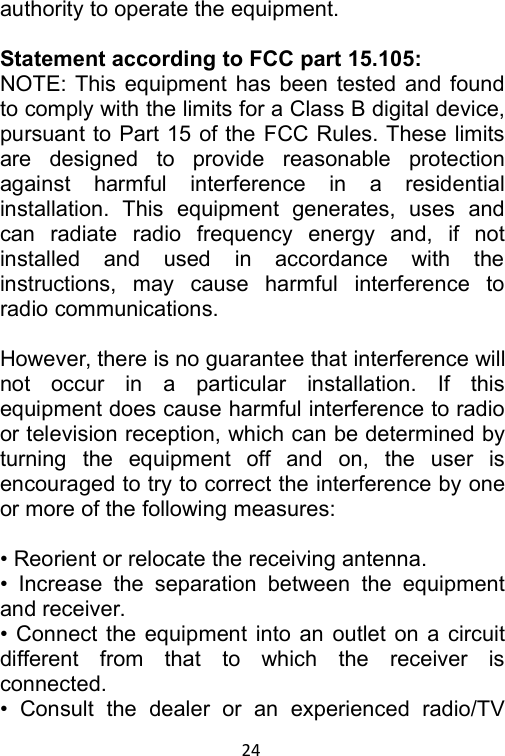 Page 24 of Fine Offset Electronics WH40B Rain Gauge(Transmitter) User Manual 