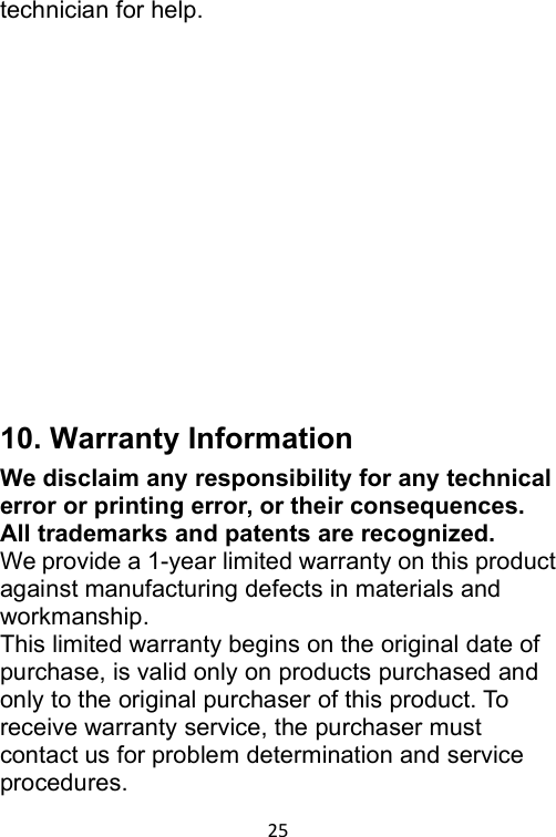 Page 25 of Fine Offset Electronics WH40B Rain Gauge(Transmitter) User Manual 