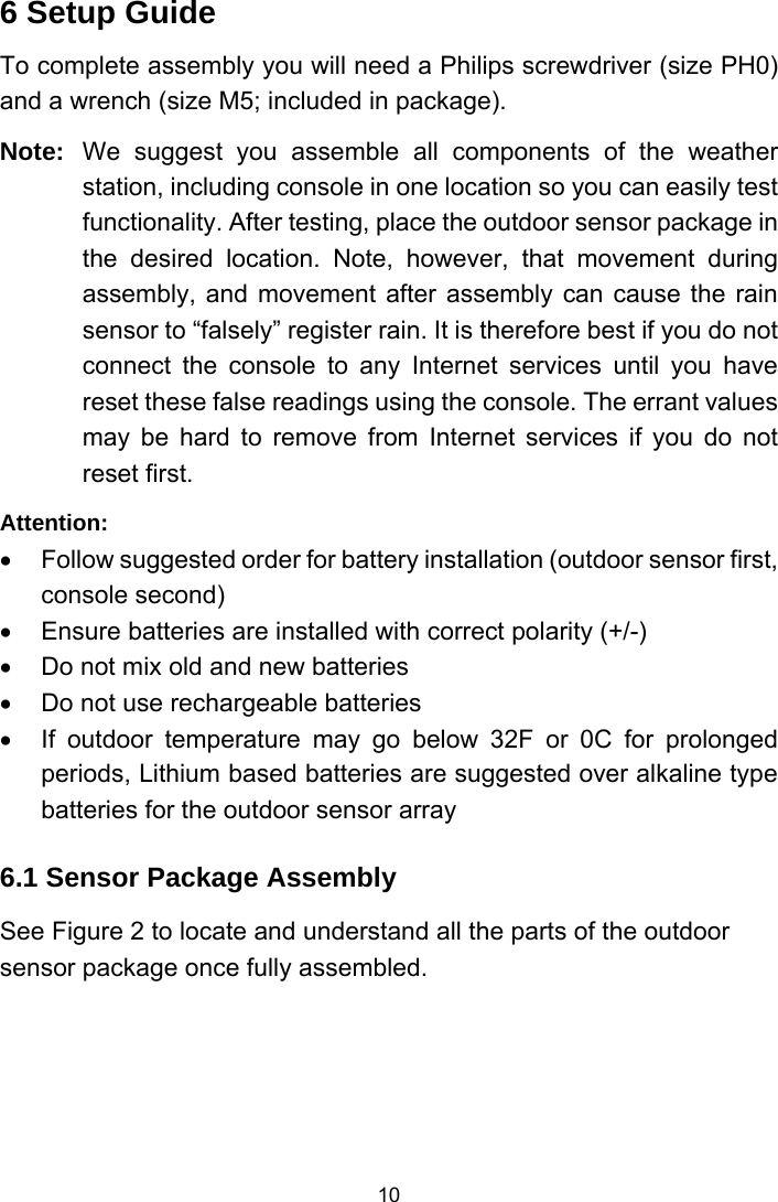 Page 10 of Fine Offset Electronics WH69C Wireless weather station(Transmitter) User Manual WH2320C  WH69C 433MHz US manual