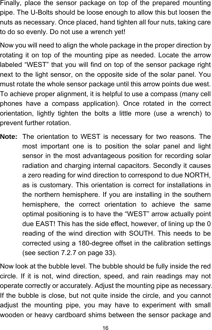 Page 16 of Fine Offset Electronics WH69C Wireless weather station(Transmitter) User Manual WH2320C  WH69C 433MHz US manual