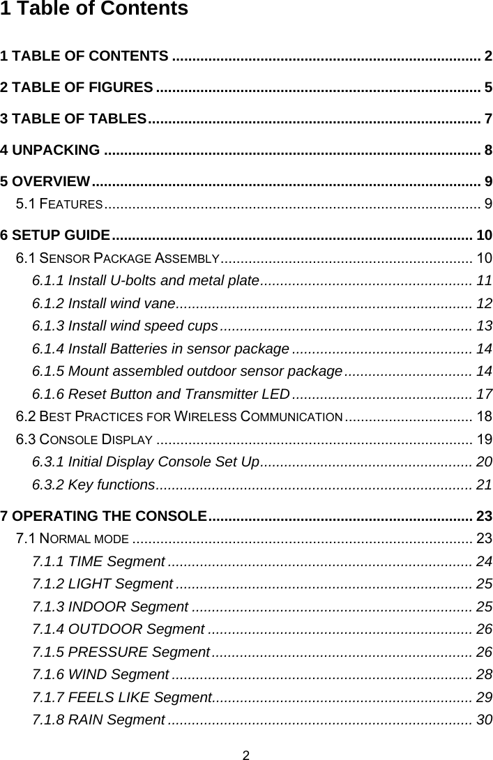 Page 2 of Fine Offset Electronics WH69C Wireless weather station(Transmitter) User Manual WH2320C  WH69C 433MHz US manual